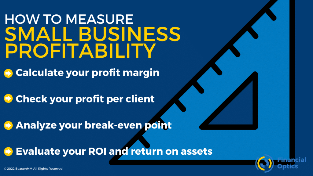 How to Measure Small Business Profitability Infographic